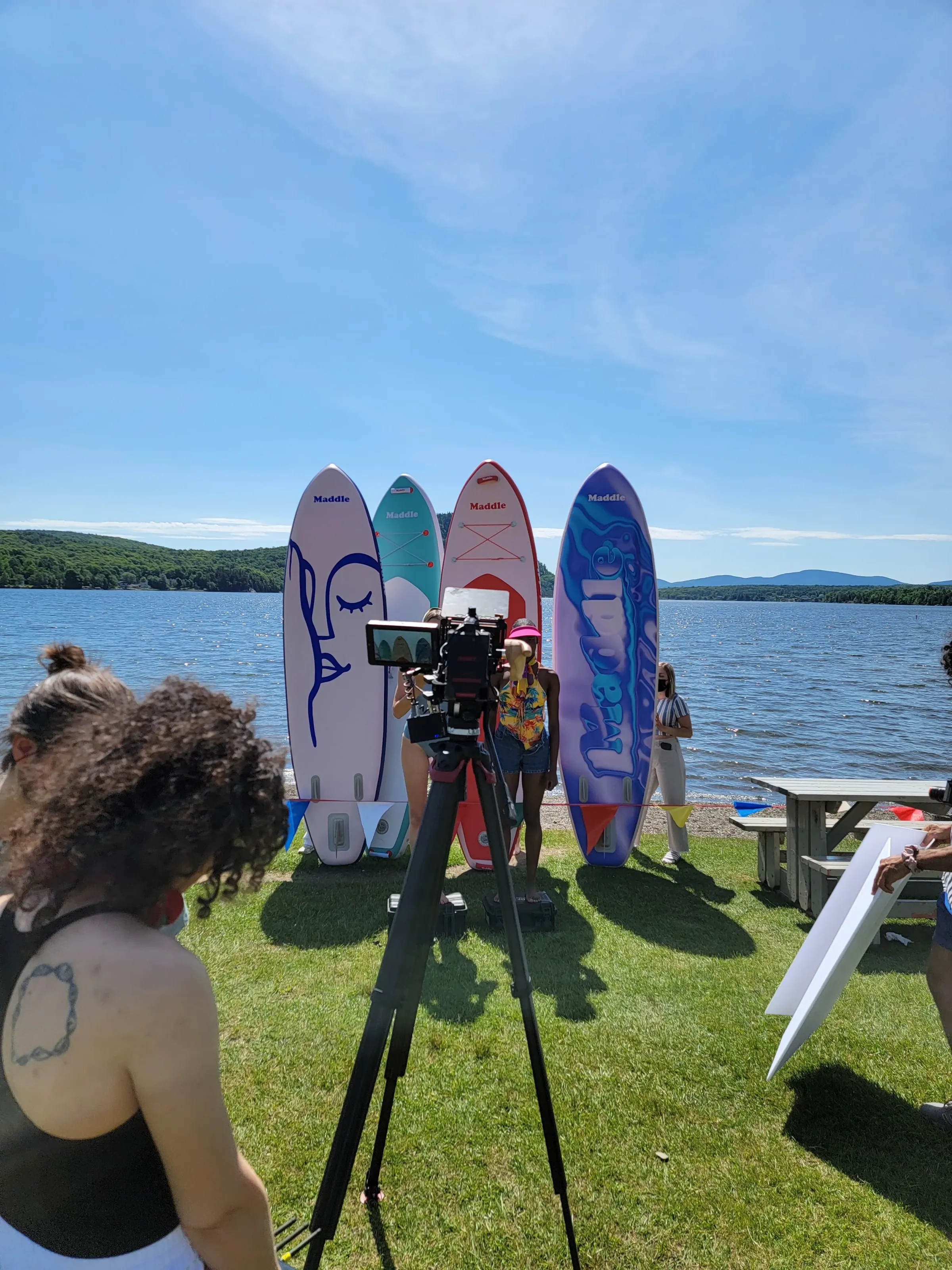 Dans les coulisses : installation de la caméra