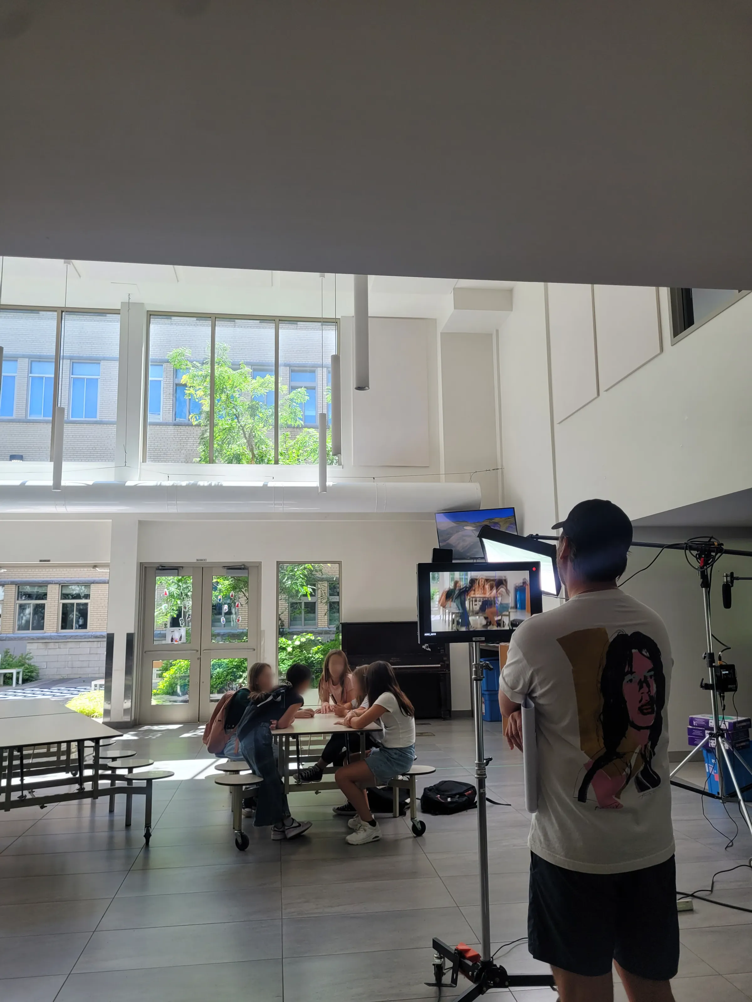 Dans les coulisses : réalisateur au travail