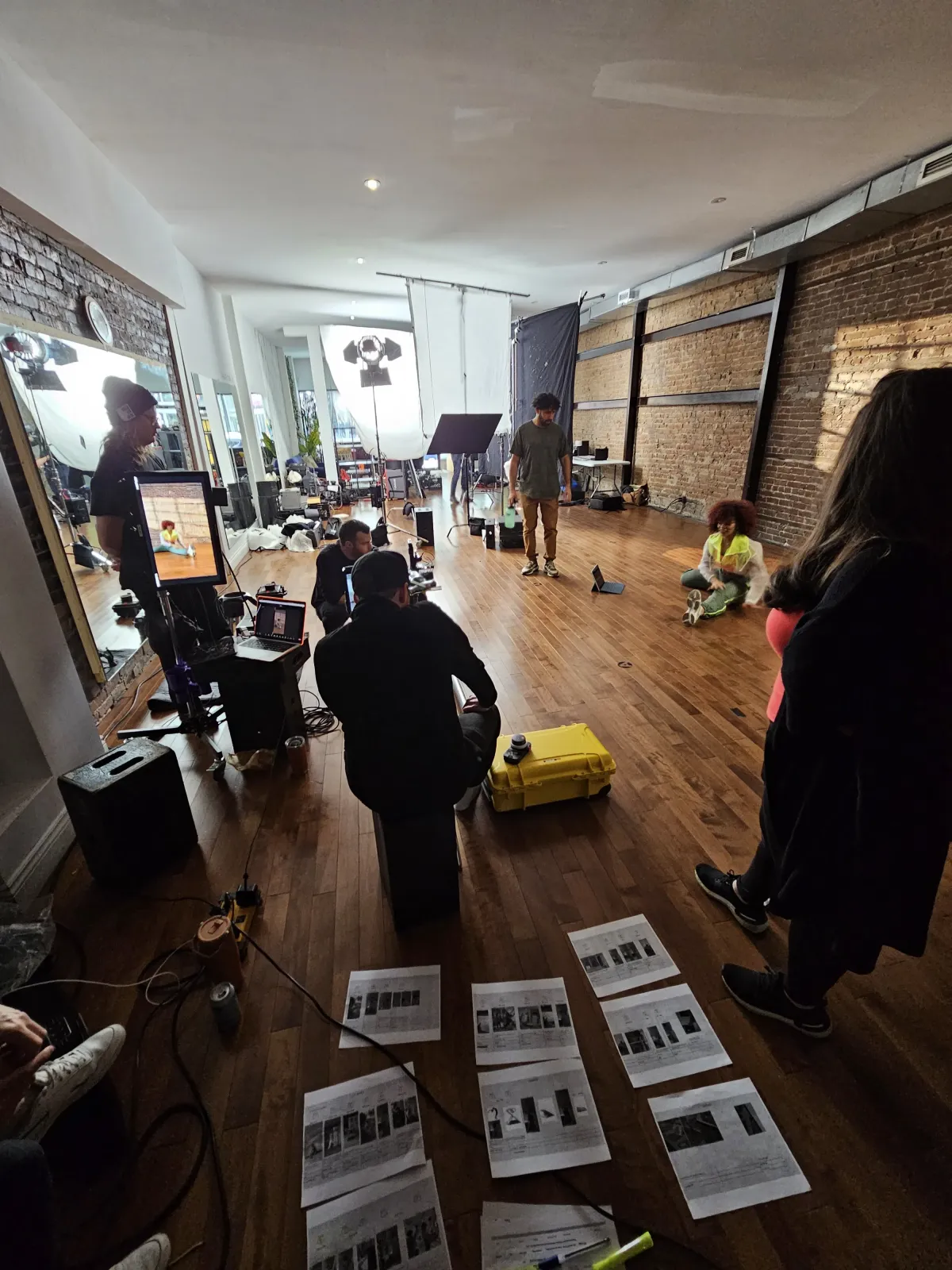 Dans les coulisses : réalisateur au travail